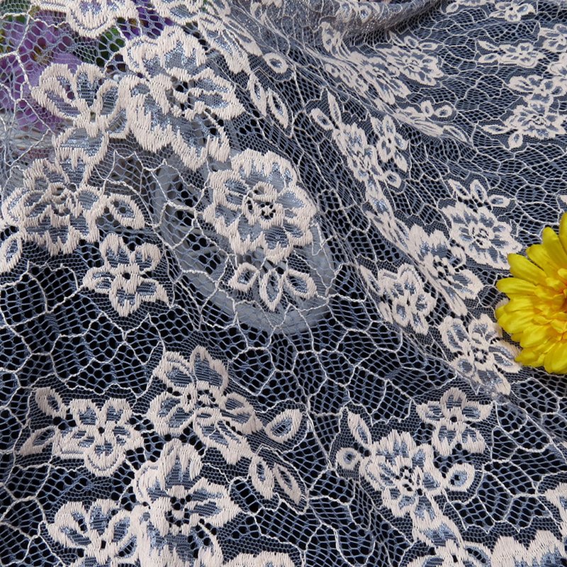 Lace Fabric Dress Small Floral Polyester for Women's Wear Wholesale Su 6